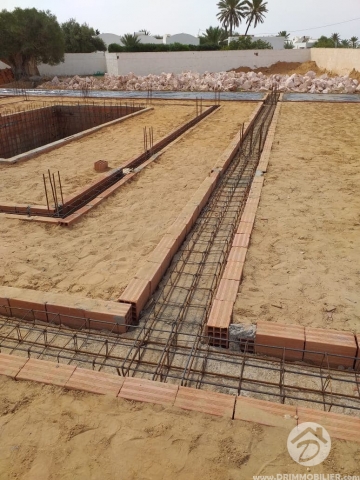  Première étape chantier en cours a Mezraya -  Construction  Notre Chantiers Djerba